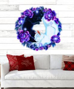 cat hanging metal sign magic couple cat ddh2962ms 4887