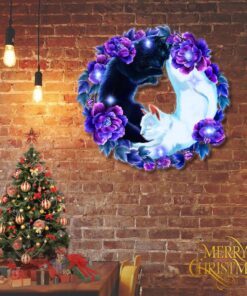 cat hanging metal sign magic couple cat ddh2962ms 5010