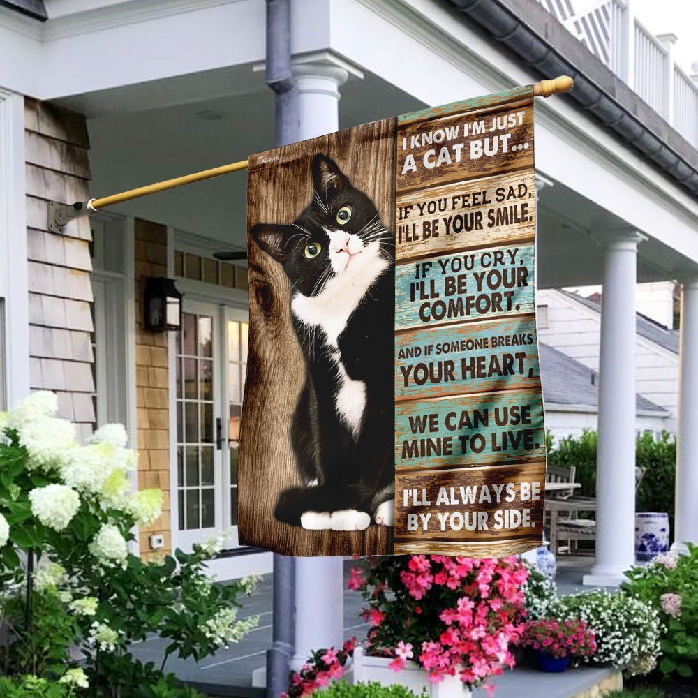 Cat I'll Always Be By Your Side Flag