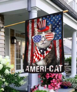 Cat Live Love Flag NTB76F