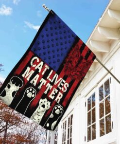 cat lives matters flag ntt09f 8184