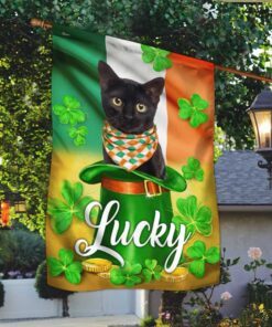 cat lucky irish shamrock flag dbd3221f 4863