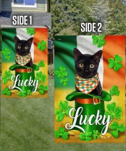 cat lucky irish shamrock flag dbd3221f 7197