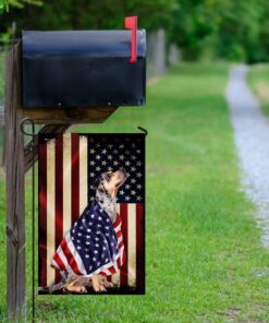 catahoula leopard dog american patriot flag 1517