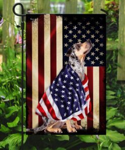 catahoula leopard dog american patriot flag 1589