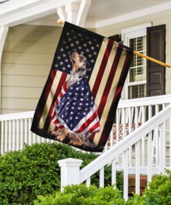 catahoula leopard dog american patriot flag 1947