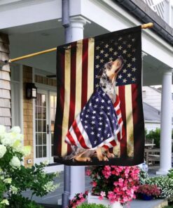 Catahoula Leopard Dog American Patriot Flag