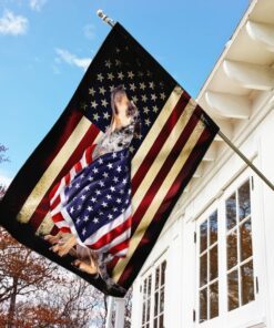 catahoula leopard dog american patriot flag 4997