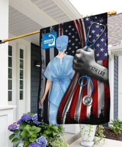 cath lab american flag lha1805f 3033