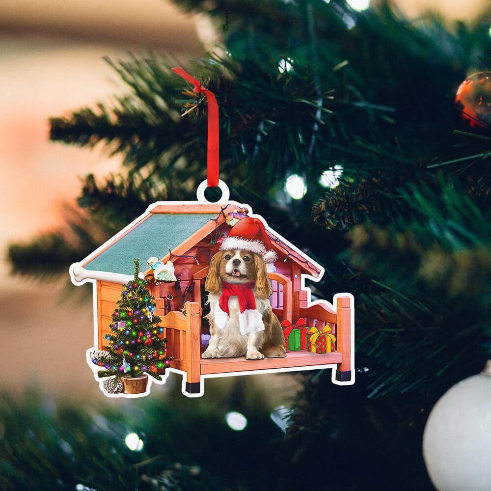 Cavalier King Charles Spaniel Dog Custom - Shaped Ornament House NTB285Ov2 - Image 2
