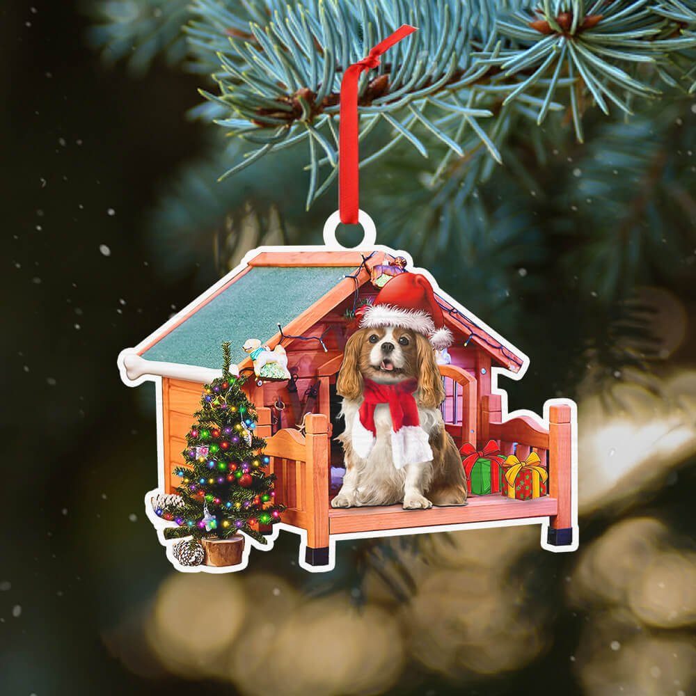 Cavalier King Charles Spaniel Dog Custom - Shaped Ornament House NTB285Ov2 - Image 4