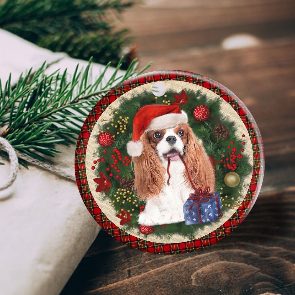 Cavalier King Charles Spaniel Ornament Dog Lover Christmas Ornament QTR321Ov12 - Image 4