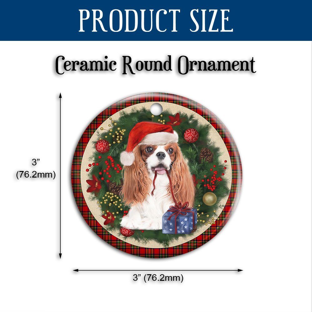 Cavalier King Charles Spaniel Ornament Dog Lover Christmas Ornament QTR321Ov12 - Image 6