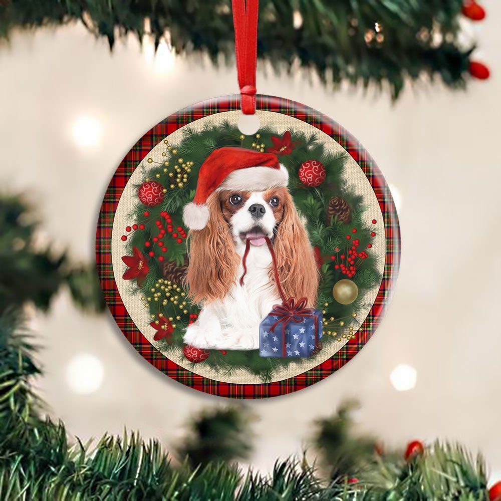 Cavalier King Charles Spaniel Ornament Dog Lover Christmas Ornament QTR321Ov12 - Image 2