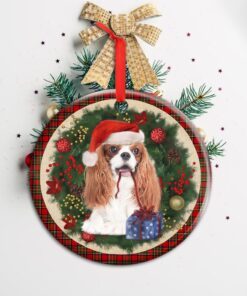 cavalier king charles spaniel ornament dog lover christmas ornament qtr321ov12 6300
