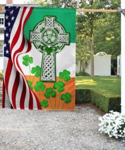 Celtic Cross, Saint Patrick’s Day, Irish Flag TPT604F