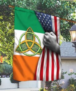 celtic trinity irish american flag tpt682f 3144