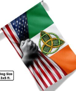 celtic trinity irish american flag tpt682f 5319