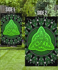 celtic triquetra pagan wicca flag 5075