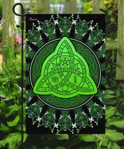 celtic triquetra pagan wicca flag 8253