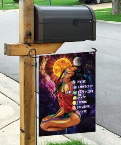 chakra black woman yoga flag 4552