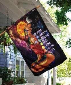 chakra black woman yoga flag 5706