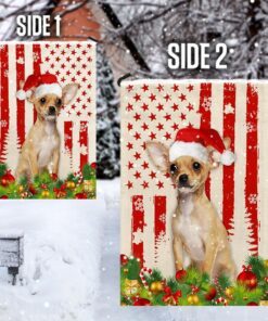 chihuahua christmas flag 3149