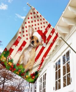 chihuahua christmas flag 3663