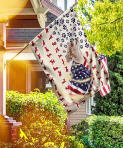 Chihuahua Dog American Flag