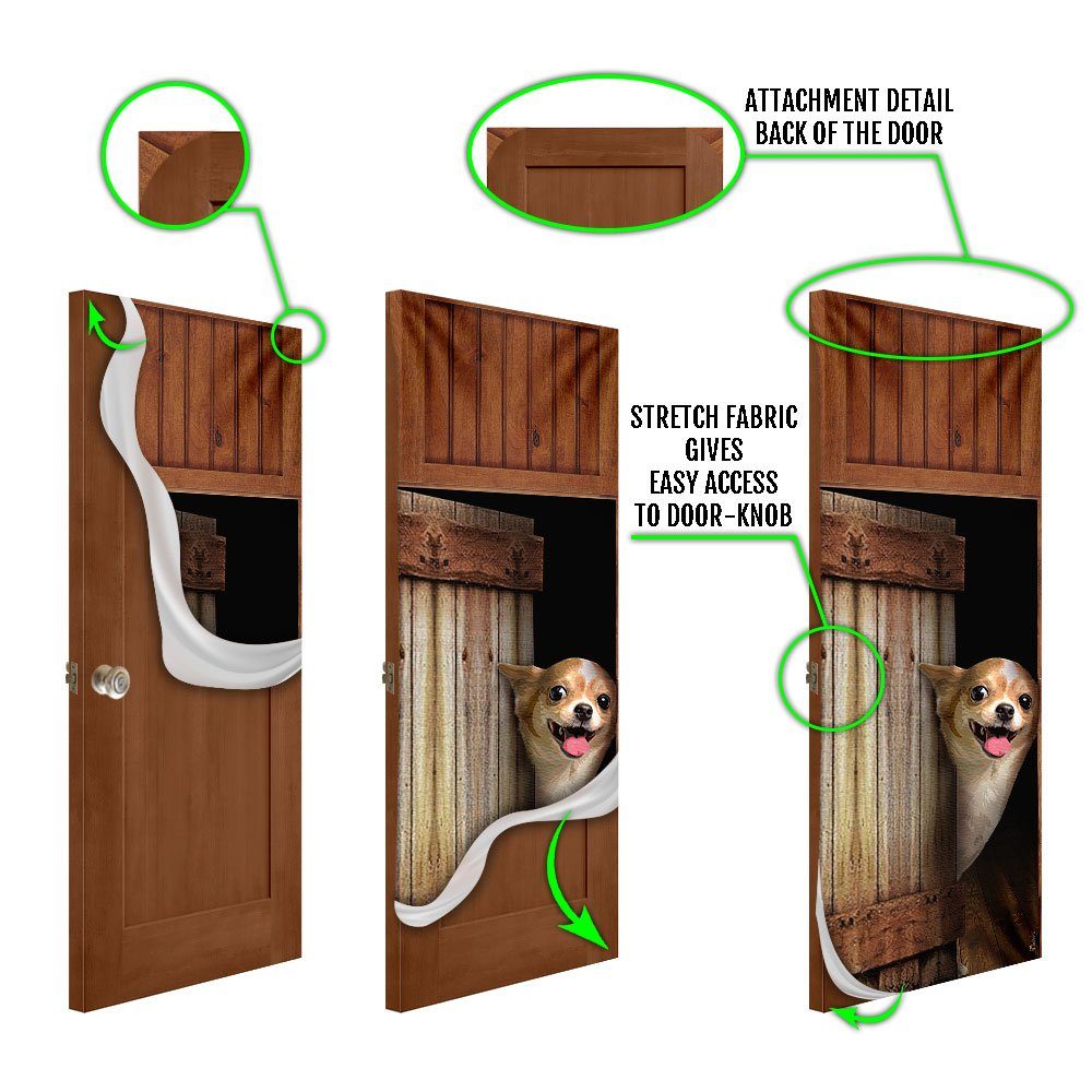 Chihuahua Vintage Door Cover - Image 5