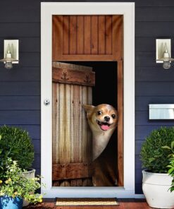 chihuahua vintage door cover 3431