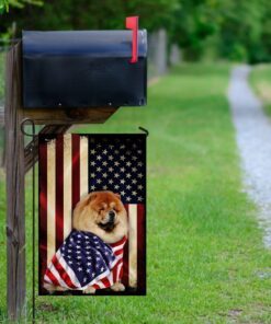 chow chow american patriot flag 6508