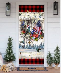 Christ Hummingbird Door Cover