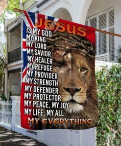 christian australian red ensign flag jesus lion of judah, my everything ddh2835fv3 3895
