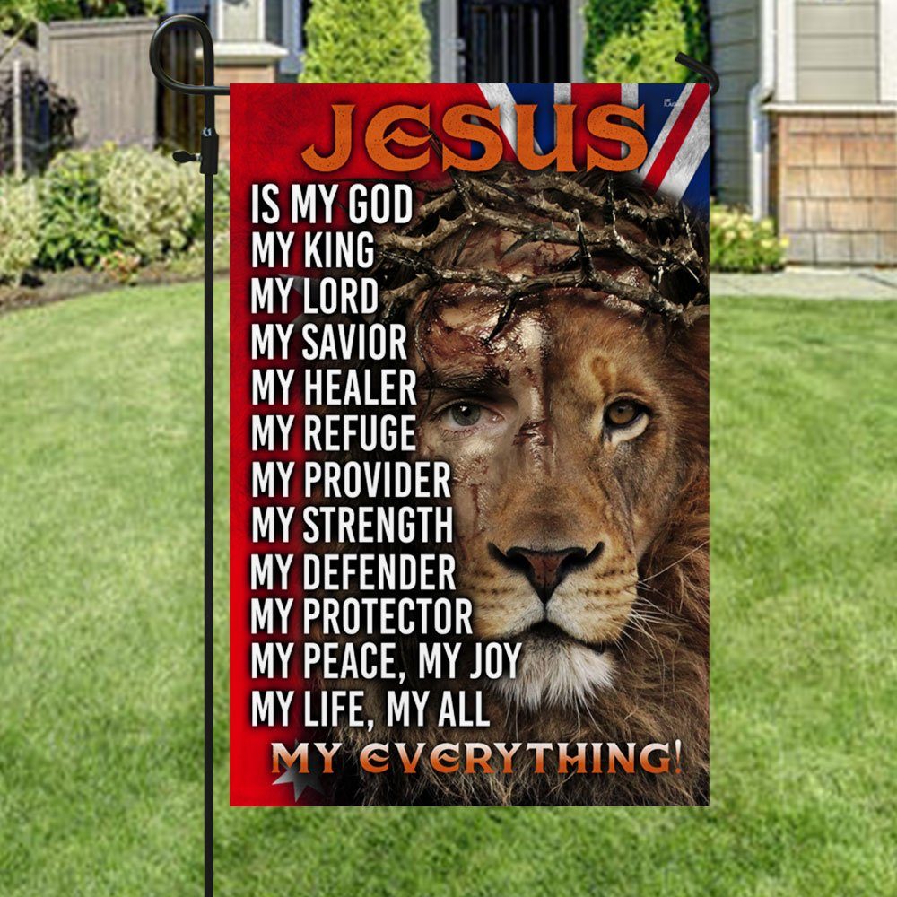 Christian Australian Red Ensign Flag Jesus Lion Of Judah, My Everything DDH2835Fv3 - Image 5