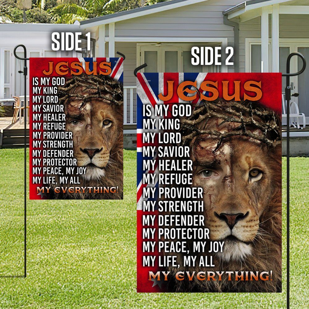 Christian Australian Red Ensign Flag Jesus Lion Of Judah, My Everything DDH2835Fv3 - Image 6