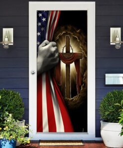 christian cross door cover 1045