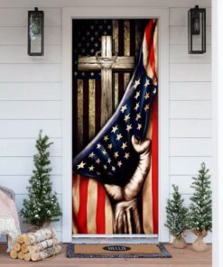 christian cross door cover 1552