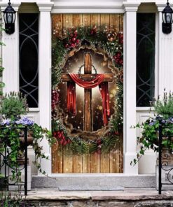 christian cross door cover 1843