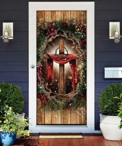 christian cross door cover 2938