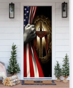 christian cross door cover 3463
