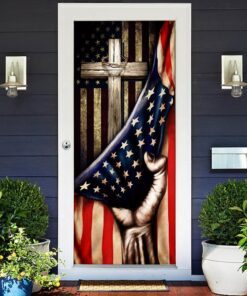 christian cross door cover 4770