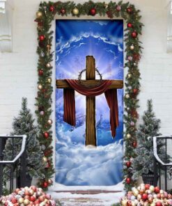 christian cross door cover 6003