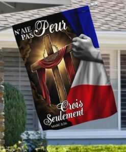 christian cross flag faith over fear thb3324f 2981