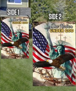 christian cross flag one nation under god ddh2908f 5939