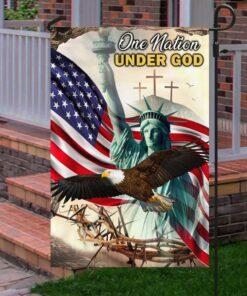 christian cross flag one nation under god ddh2908f 8575