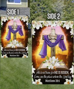 christian easter flag he is not here for he is risen, as he said ddh3328f 5385