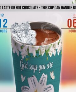 christian faith tumbler god says you are lily flower tumbler 20oz mln479tu 1680
