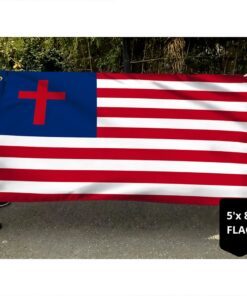 christian flag american christian grommet flag qtr270gf 2028