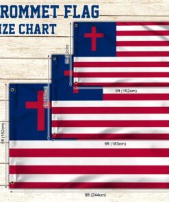 christian flag american christian grommet flag qtr270gf 2370